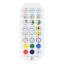 Lit plateforme tapissier gris foncé avec lumières à DEL et rangement - Lattes lourdes de tête de lit double en métal, couleur, sans sommier tapissier, bruit, facile à installer-121105072