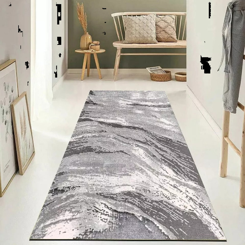 Abstract Shag Area Rug, Runner 60 x 220 cm