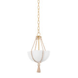 Amberley Pendant in Vintage Gold Leaf