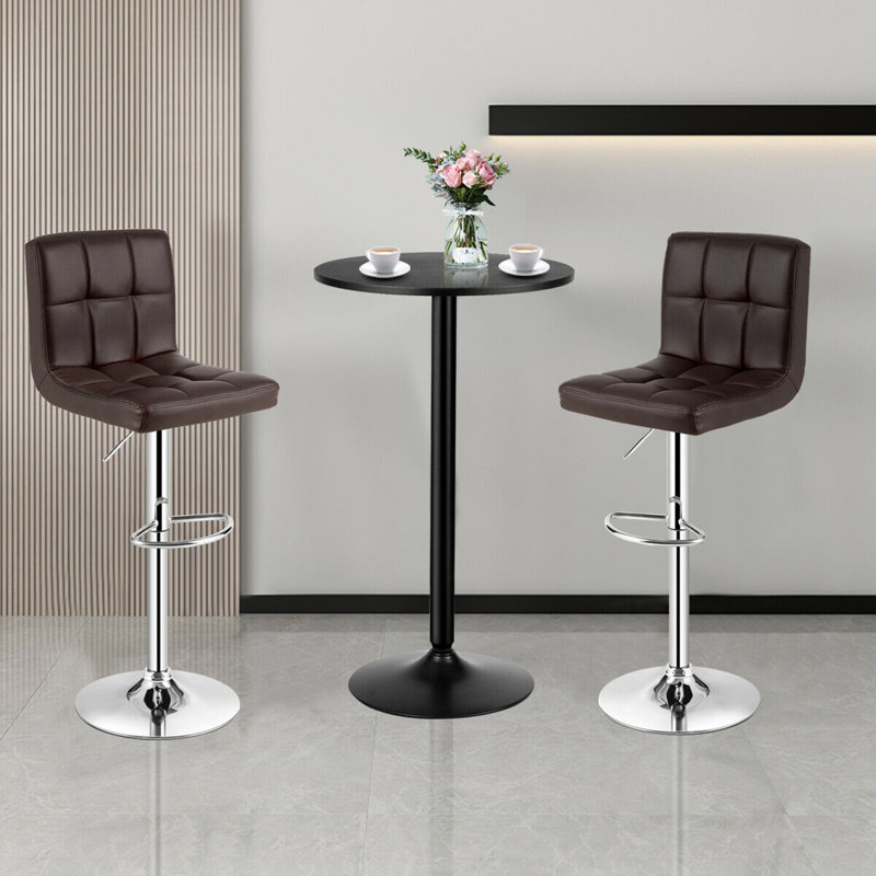 Allana-Jo 2 - Person Pedestal Dining Set, Brown