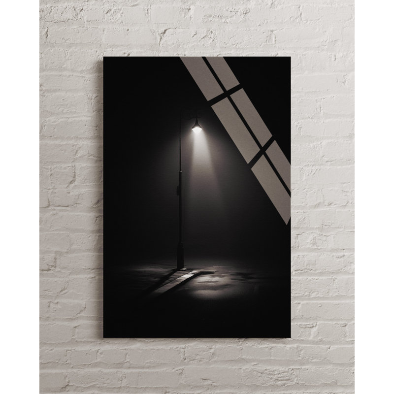Art mural en verre trempé Moody, 23,5 po x 15,5 po