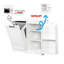 Freestanding Laundry Cabinet With Hamper And Shelf