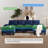 Elanora 122"W Spacious Sectional Sofa With Dual-Layer Cushions & Ottomans-111914592