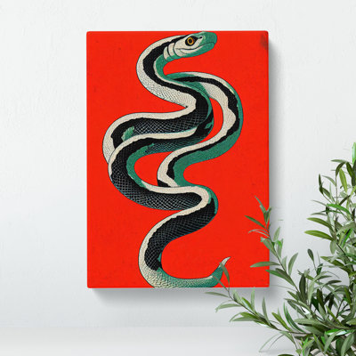 Painted Snake No.2 Abstract - Print