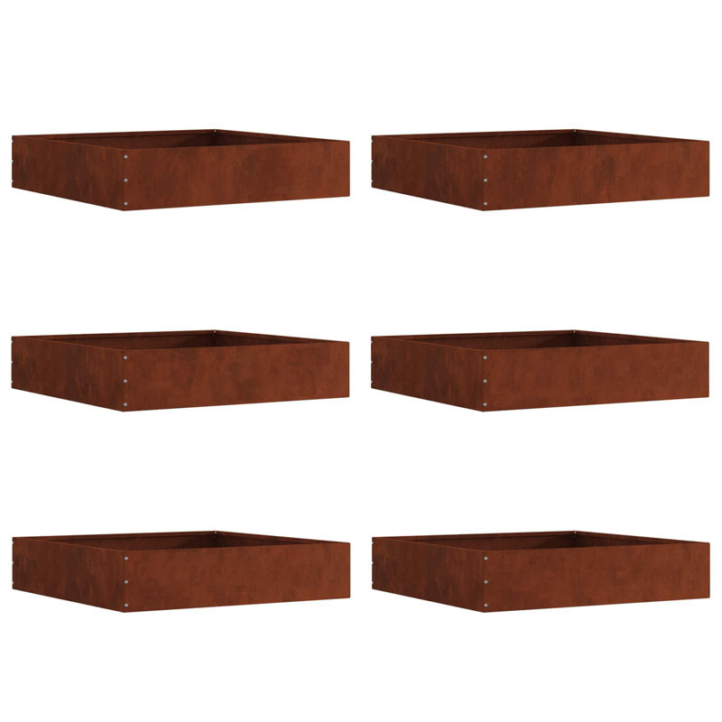 Weathering Steel Hardware, 13cm H x 60cm W