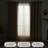 Embroidery Sheer & Solid Blackout Curtain Panel Pair Set, 4 Piece Treatment For Living Room & Bedroom-119629192-119629193