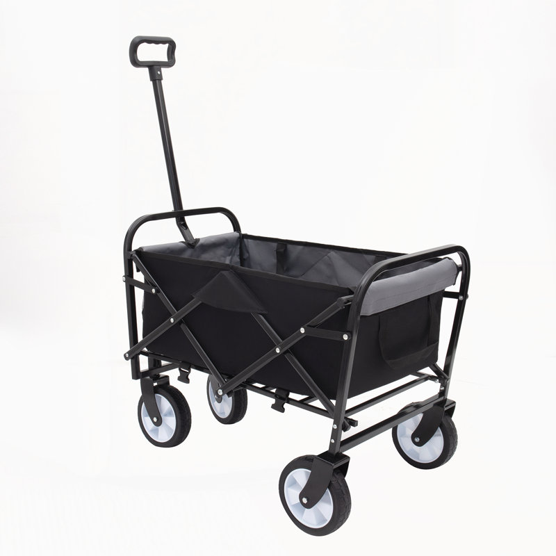Chariot pliable pliable pliable, Noir