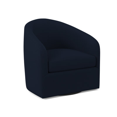 Pinnacle Upholstered Swivel Barrel Chair