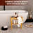Bamboo Shower Bench Stool With Storage Shelf, Waterproof Shower Chair Spa Bath Seat, Shower Stool For Inside Shower, Bathroom Bench Seat