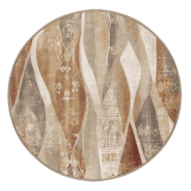 Whispered Horizon Rug, Round 3'
