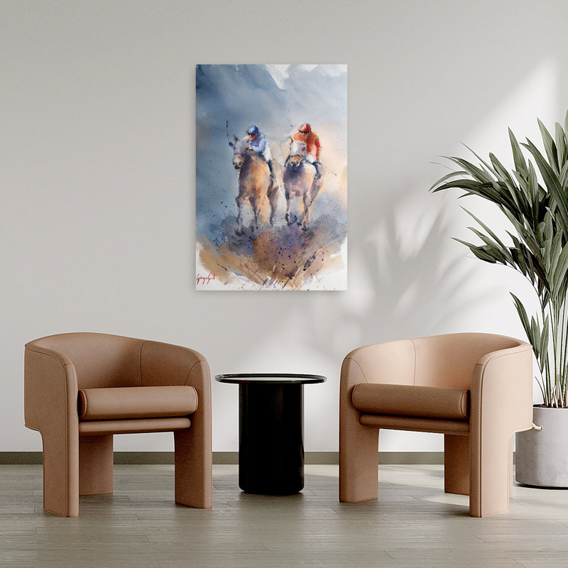 Reproduction d'art dynamique cheval dynamique, 36" H x 24" W