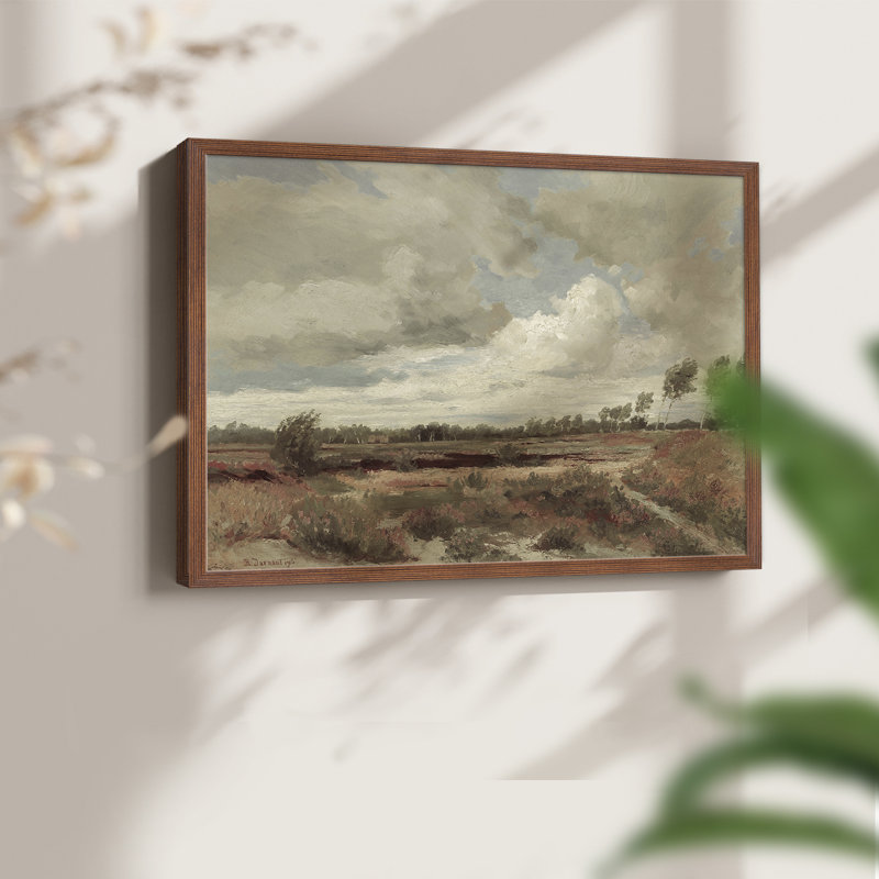 Paysages rétro-DCxxi-impression encadrée - réversible, Noyer, H 11 po x l 14 po