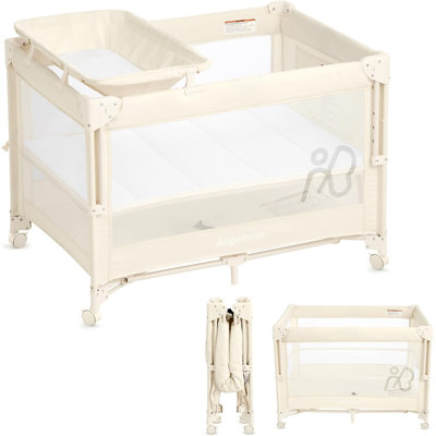Lit de bébé pour bébé, lit de bébé, sac à dos avec matelas, changeur de couches, parcs à installation unique