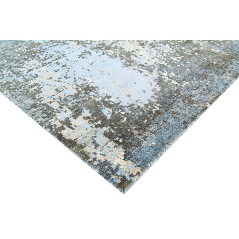 Area Rug in Gray/Charcoal, Rectangle 2' x 3'