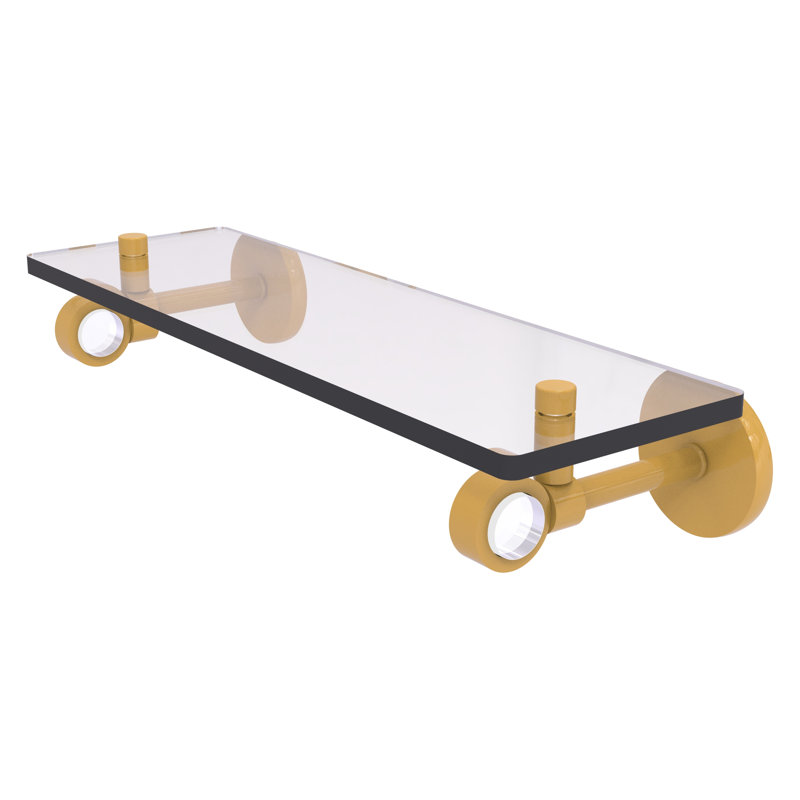 Tablette flottante Clearview, H 3,3 po x l 16 po x P 5,65 po, Or espagnol