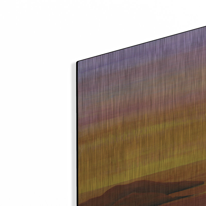 Art mural en métal Red Barrel Studio® «Ocean Glow I» par Tim O'Toole, H 12 po x l 16 po