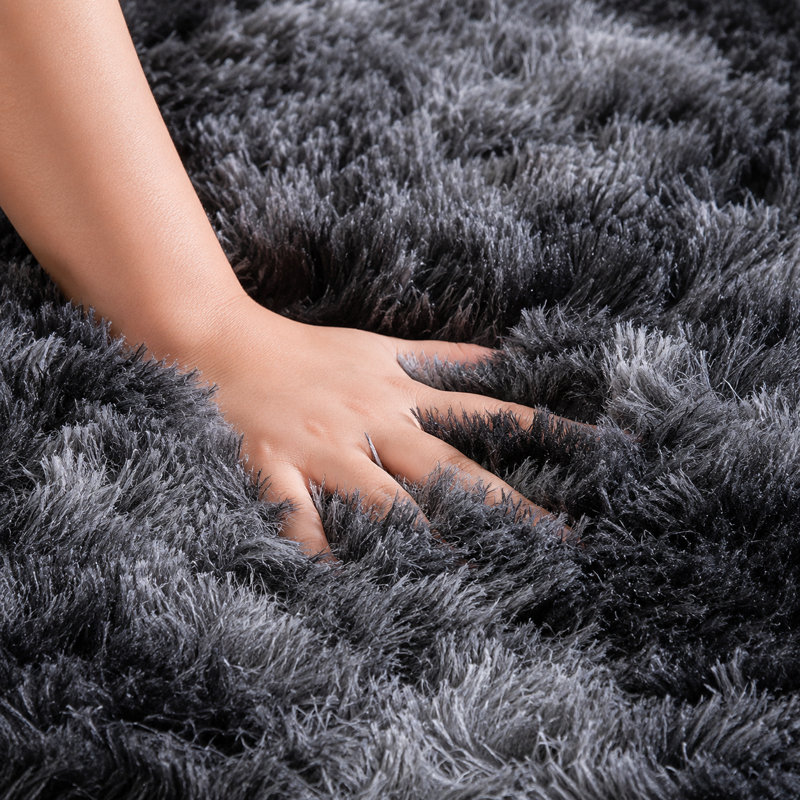 Plush Round Area Rug, Soft Fuzzy Shag Rug for Bedroom Living Room Balcony, Fluffy Carpet for Home Decor, Non-Slip Cozy Decorative Rug.