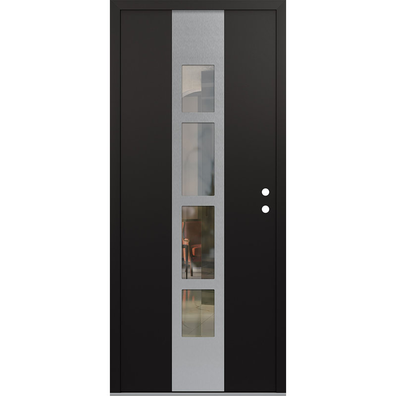 Porte d'entrée pré-suspendue Diamond A10, L 37,44 po x H 81,69 po, S'ouvre à gauche vers l'intérieur