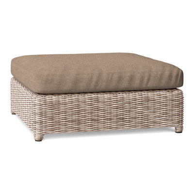 Sag Harbor Rectangle Outdoor Sunbrella® Ottoman Patio Ottoman