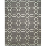Avila Geometric Area Rug in Gray