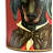 Campa 40Cm Red/Gold/Brown Table Lamp Base