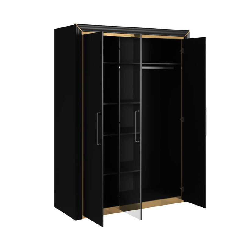 Benjerman 3 Door Manufactured Wood Wardrobe