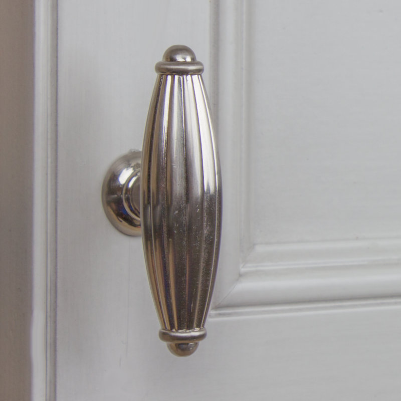 2 1/2" Rugby Novelty Knob, Satin Nickel, 10