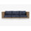 Brown Wicker Outdoor Sofa - 3 Seat, Deep Sea Navy