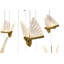 Lustre 15 lumières à DEL en laiton teinté avec pendentifs papillon-158406249-158406251