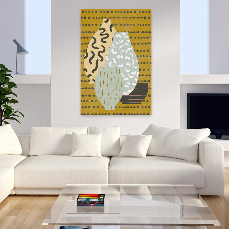 Art contemporain, art contemporain abstrait, H 48 po x l 32 po