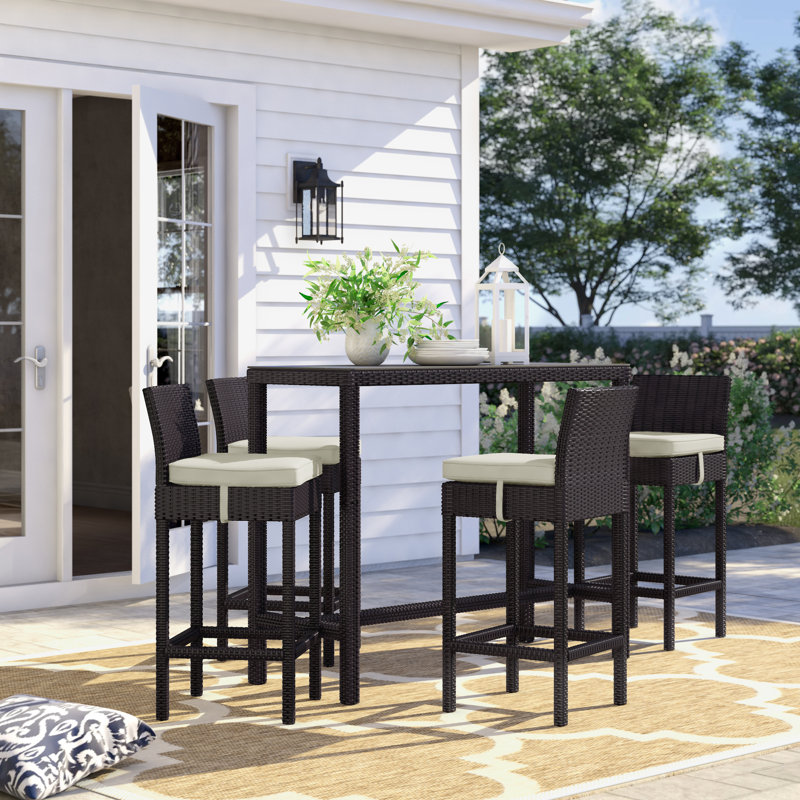 Ensemble bistro 5 pièces Convene, Beige