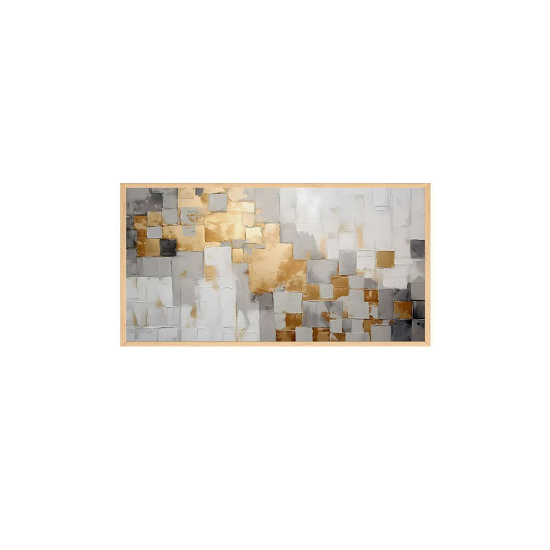 Superbe peinture décorative en panneau de fibres à densité moyenne, 12,9 po x 27,6 po | Cadre 100% bois massif (épaisseur: 0,8 pouce) | Impression numérique de haute qualité sur panneau de fibres à densité moyenne à 100% (épaisseur: 0,1 pouce) | Art mural parfait pour la décoration de la maison et du bureau