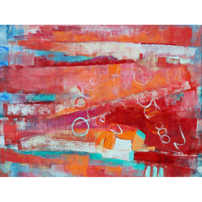 «Finding Joy» par Dara Daniel, Toile tendue, H 18 po x l 24 po x P 1,5 po