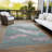 Machine Washable Indoor/Outdoor Xhevrie Sage Rug-1535989932