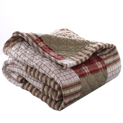 Eddie Bauer Camano Island Quilted Cotton Throw Blanket