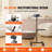 Projector Stand with Wheels Projector Floor Stand Height from 22.8-57.3"