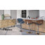 Tabouret de bar moderne pivotant rembourré Marana-1077818754