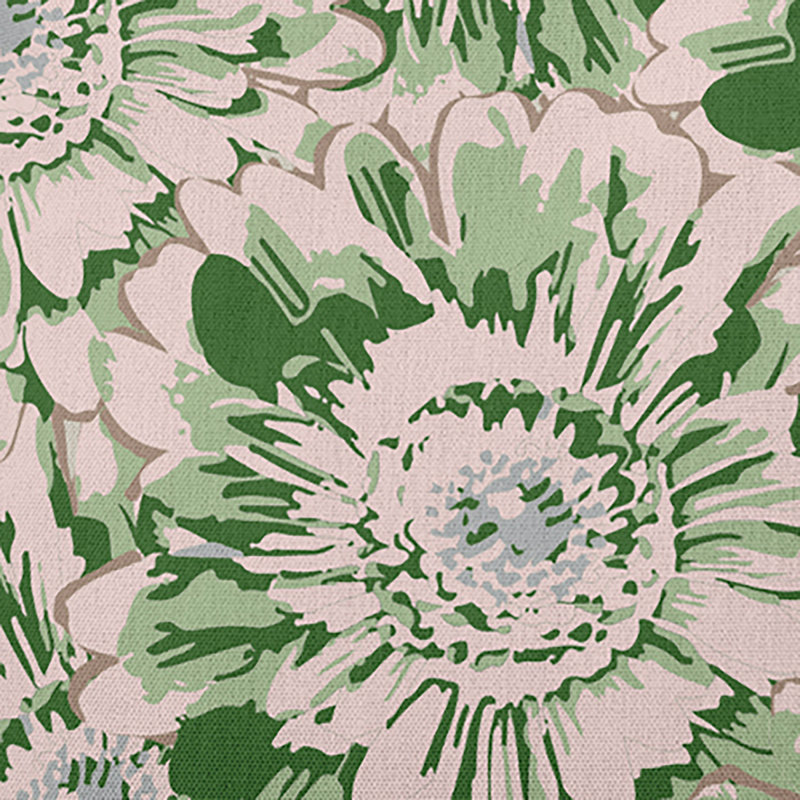 Coussin décoratif floral intérieur / extérieur en polyester, H 18 po x l 18 po, Carré