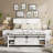 Louay Slat Headboard Design Bed with Shelves
