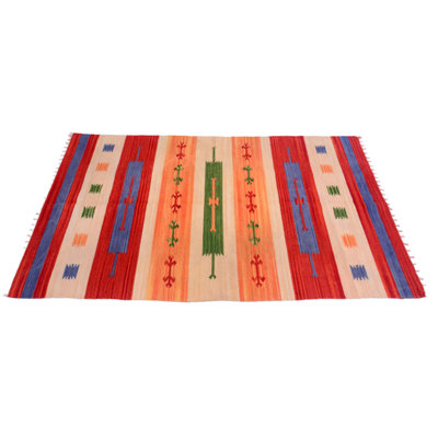 Burgos Geometric Hand Woven 115cm X 175cm Area Rug