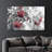 Elegant Tempered Glass Wall Art Painting, 13.8 x 21.7 inches | 100% Tempered Glass, Thickness: 0.16 inches | UV Printed for Vibrant Colors | Perfect for Home Decor, Living Room, & Office Spaces