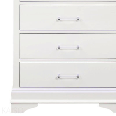 Commode blanche avec DEL