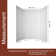 Subway Tile - Mirroflex - Tub and Shower Wall Panel - Gloss White