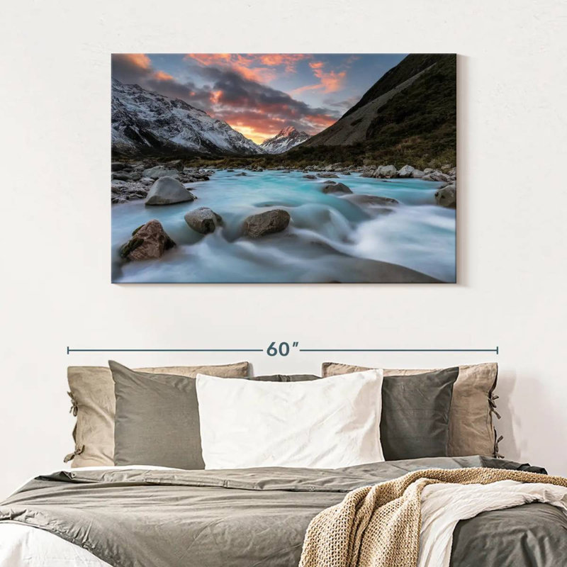 Sunset Over Hooker River, 32" H x 48" W