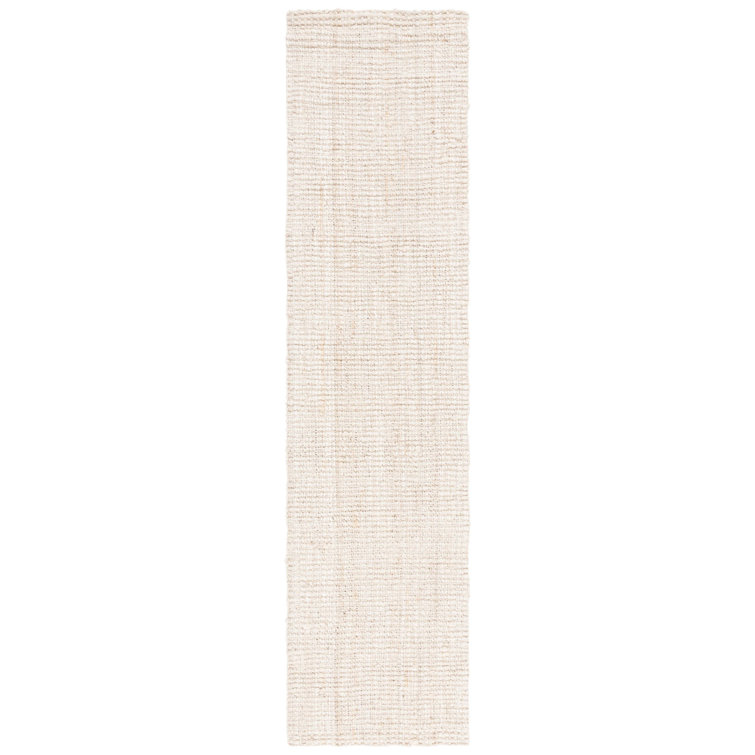 Debroh Natural Fiber Hand Woven Jute Solid Color Rug