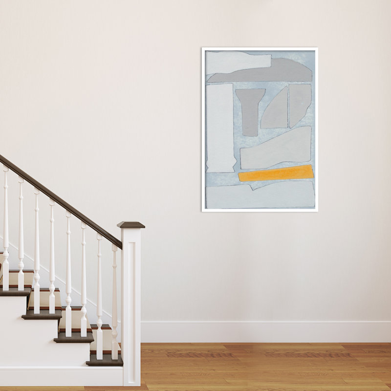 Elements Of The Chateau II by Rob Delamater, White, 41" H x 29" W x 1" D