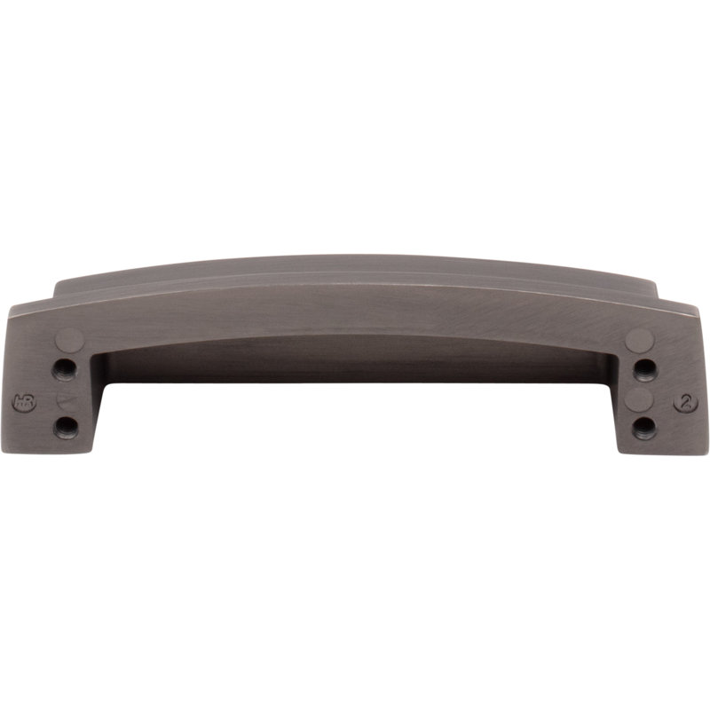 Cup / Bin Pull, Brushed Pewter