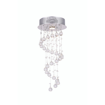 Plafonnier encastré à plusieurs niveaux 10" 1-light lustre Lakefield