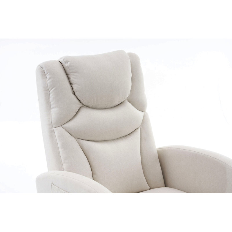 Chaise berçante Teddy, Beige