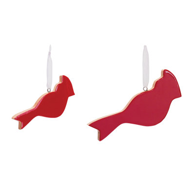 Ginaya 5'' Glass Animals Hanging Figurine Ornament